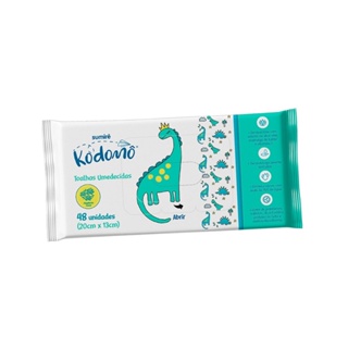 Lenço Umedecido Sumirê Kodomô C/48 em Oferta na Shopee
