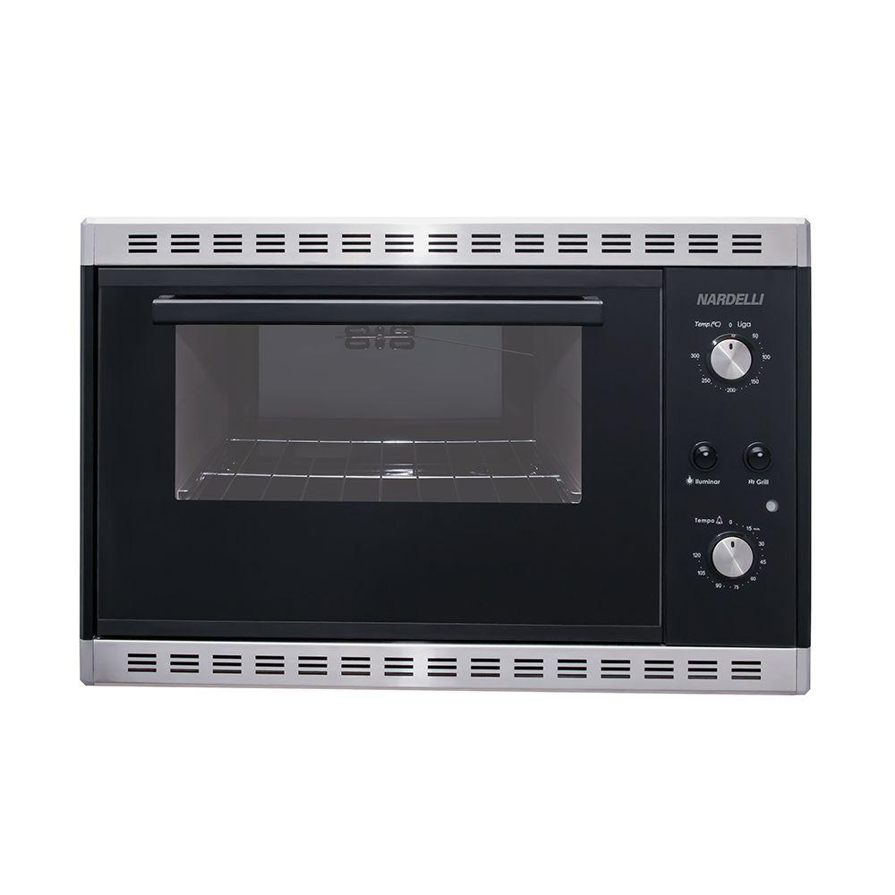 Forno Elétrico de Embutir Nardelli ESI 45 Litros Preto com Inox 127V