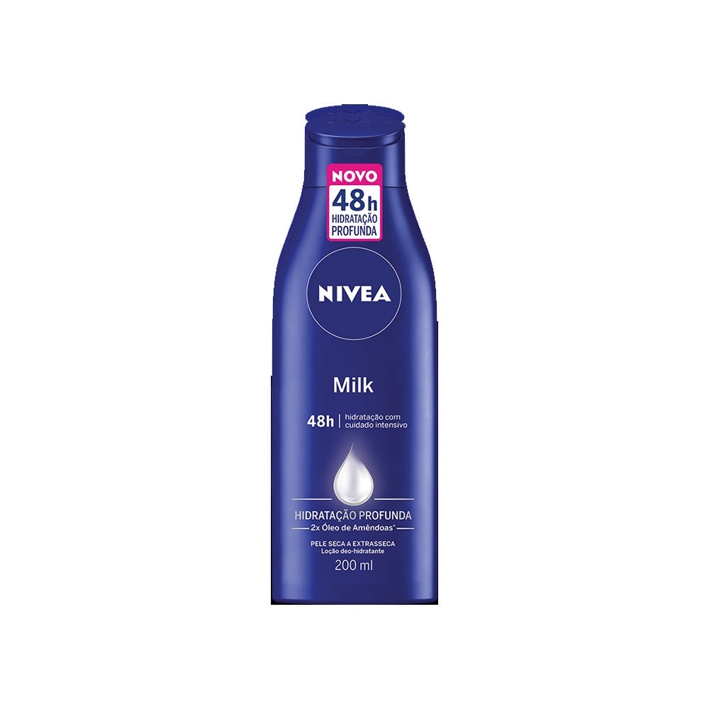 Loção Hidratante Nivea Milk Extra Seca 200ml em Oferta na Shopee