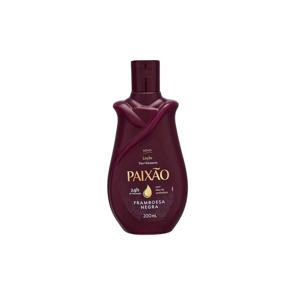 Loção Hidratante Corpo Paixão Framboesa Negra 200ml em Oferta na Shopee