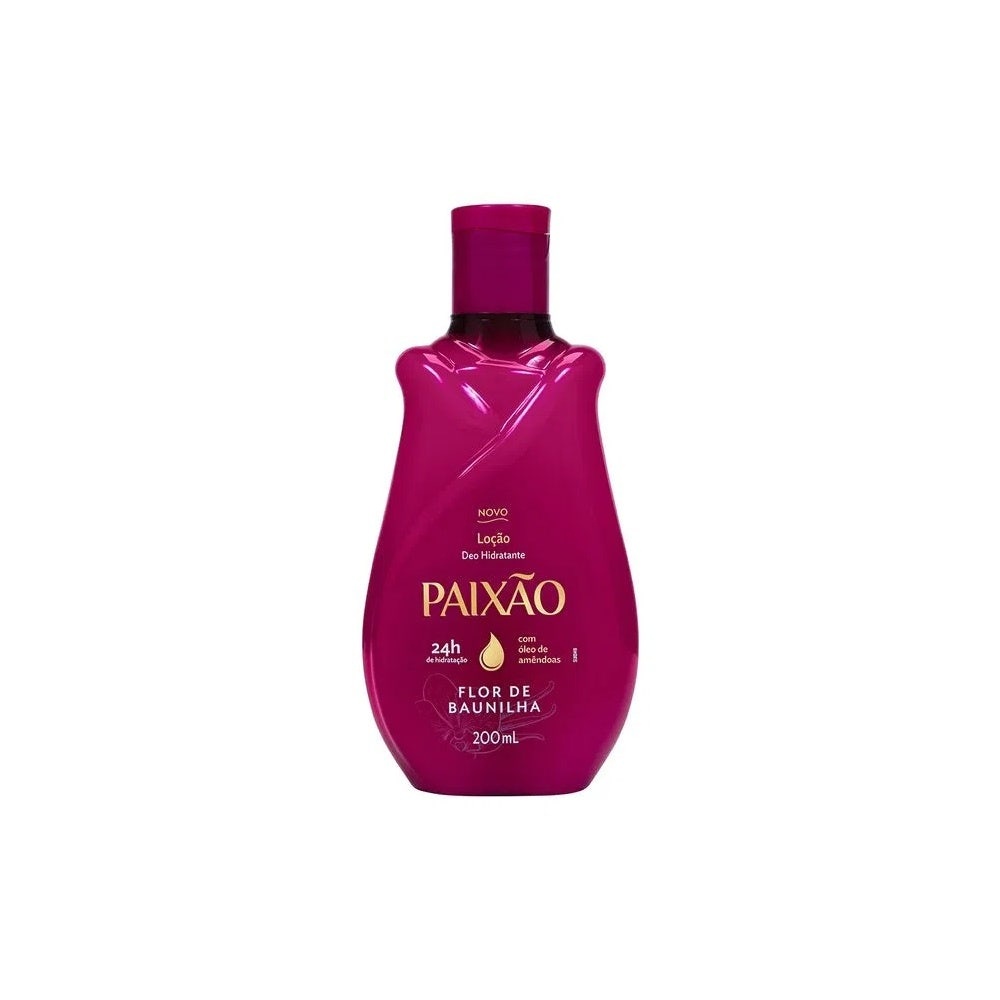 Loção Hidratante Corpo Paixão Flor Baunilha 200ml em Oferta na Shopee