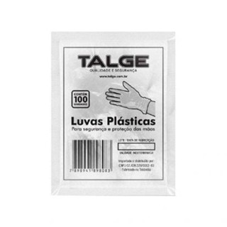Luva Plástica Talge c/100un