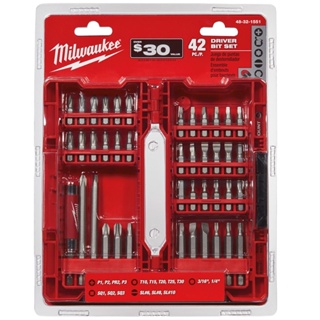 Kit Bit com 42 Peças 48-32-1551 - Milwaukee em Oferta na Shopee