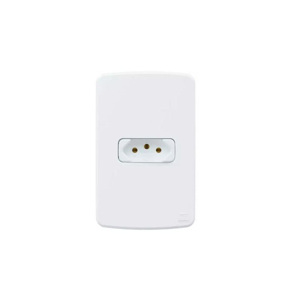 1 Kit Linha Composé Weg Tomada 10A + Placa com Suporte