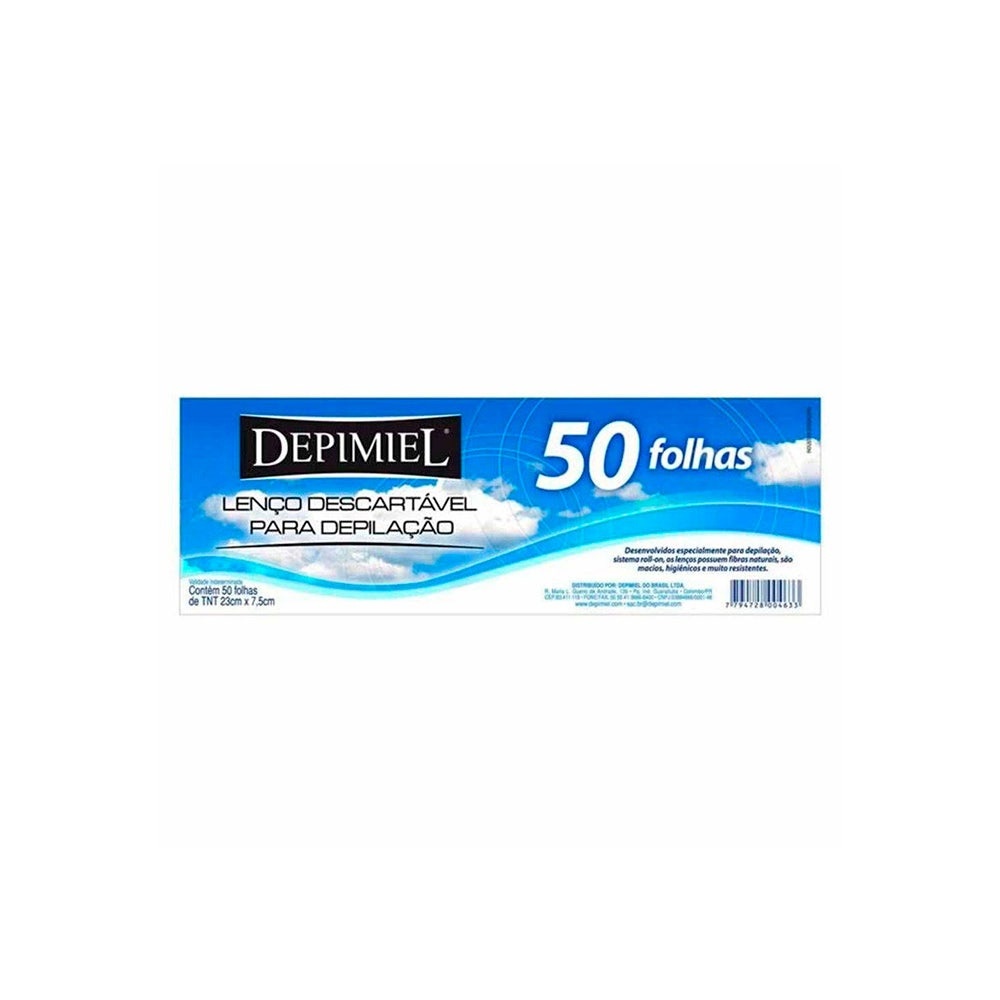 Papel Depilatório Depimiel 50Fls em Oferta na Shopee