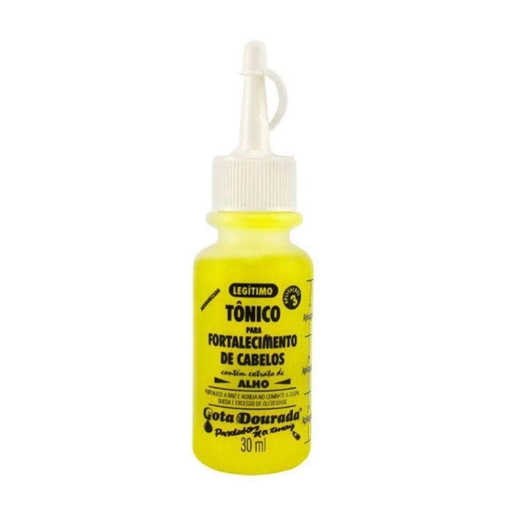 Tônico Capilar Gota Dourada Fortalecimento Alho 30ml - Beauty