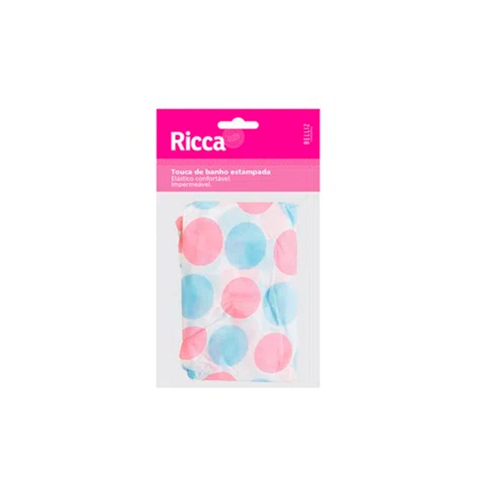 Touca Banho Ricca Estampada 1Un em Oferta na Shopee