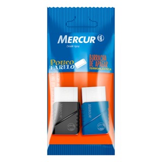 Borracha branca plástica blister com 2 unidades TR18 Mercur