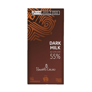 Tablete Dark Milk 55% cacau 100g Cacau Show