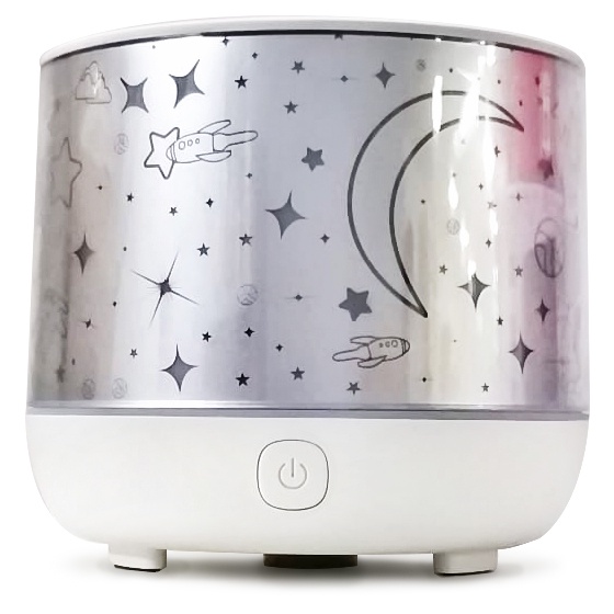Umidificador Ar Luminaria Led Difusor Vapor Essencia Aromatizador Ultrassonico Luzes 58123