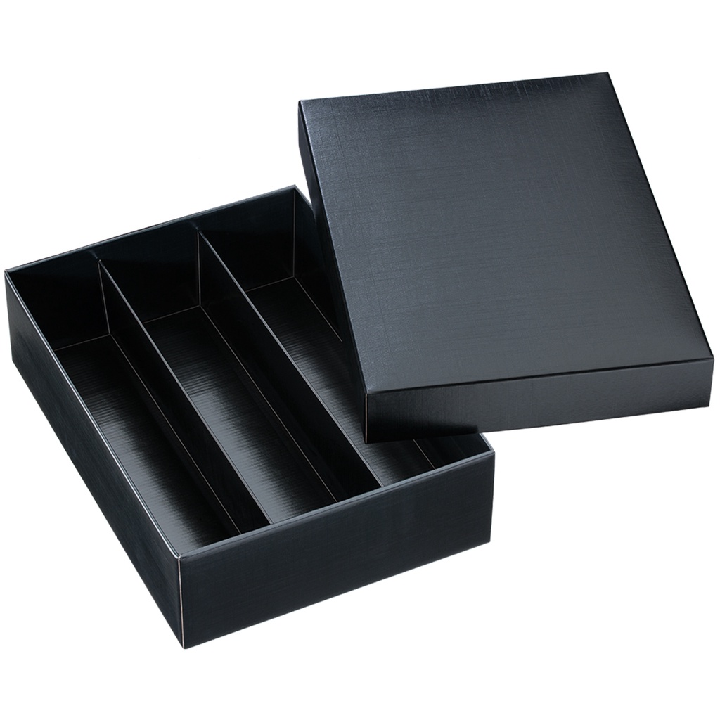 Caixa De Presente Pacote Para 3 Garrafas Vinho 750ml Papelão