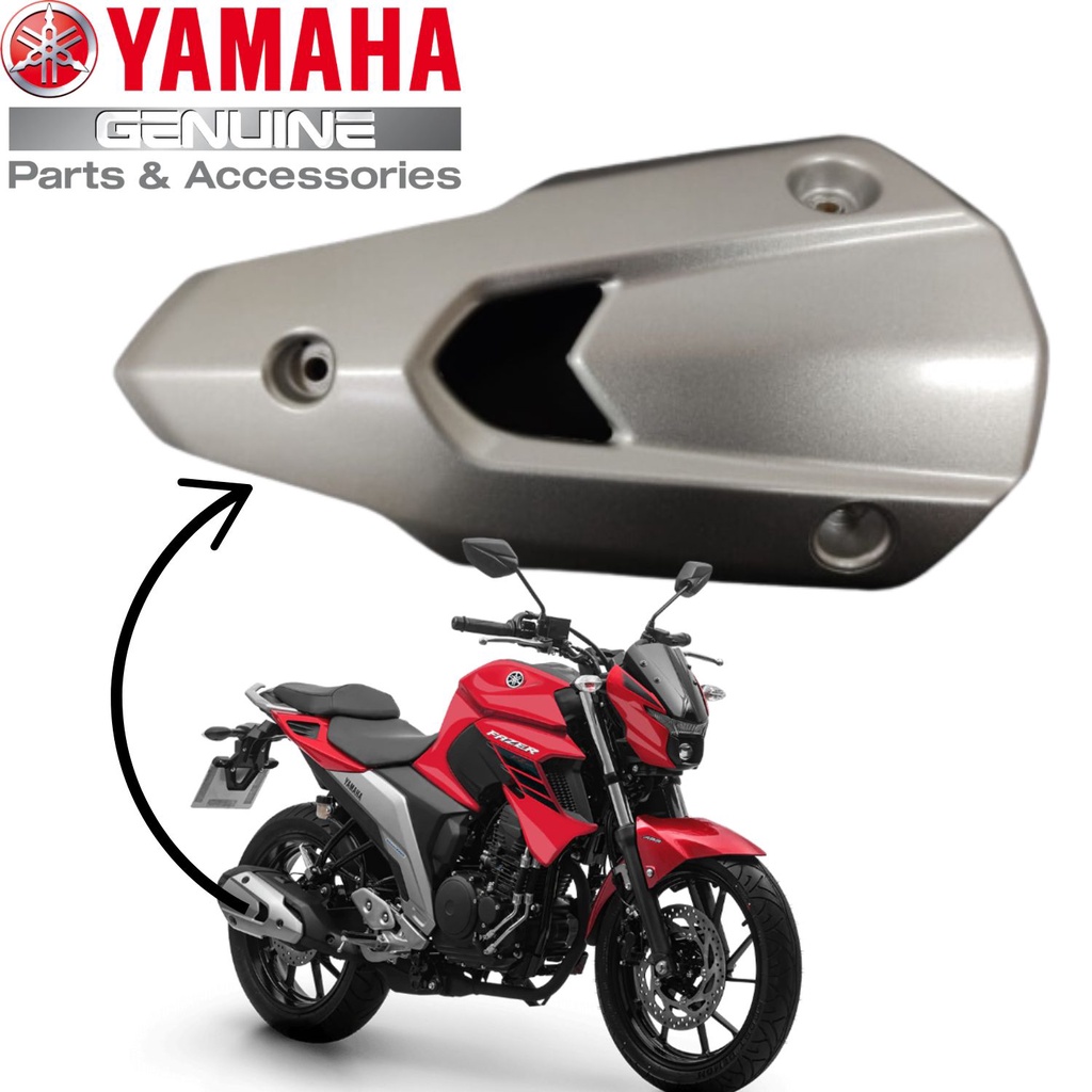 PROTETOR DO ESCAPAMENTO FZ25 FAZER 250 2018 ATÉ 2023