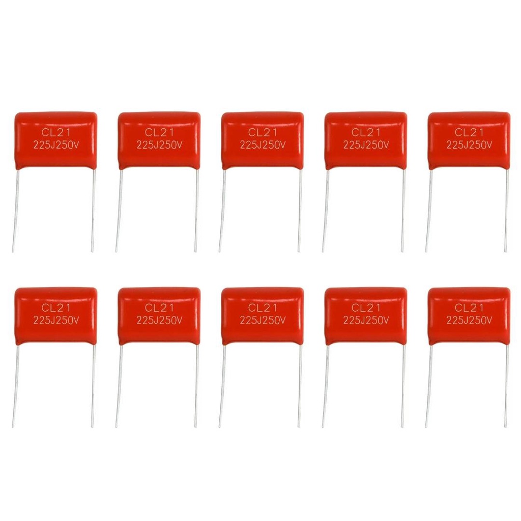 Kit com 10 de Capacitor Tweeter CL21 225J250V