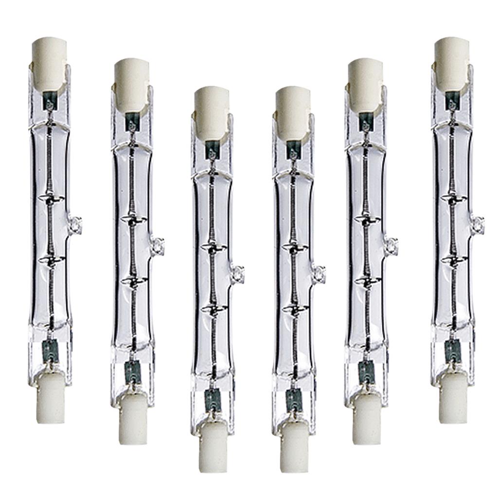 Kit 6 Lampadas Halogena Palito 150W 127V R7S 2800k Ourolux em Oferta na Shopee