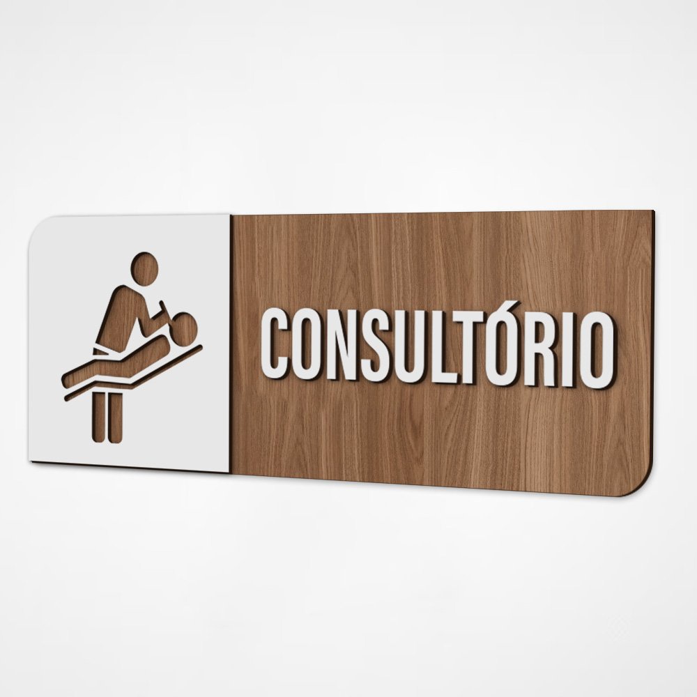 Placa Sinalização Indicativa Consultório