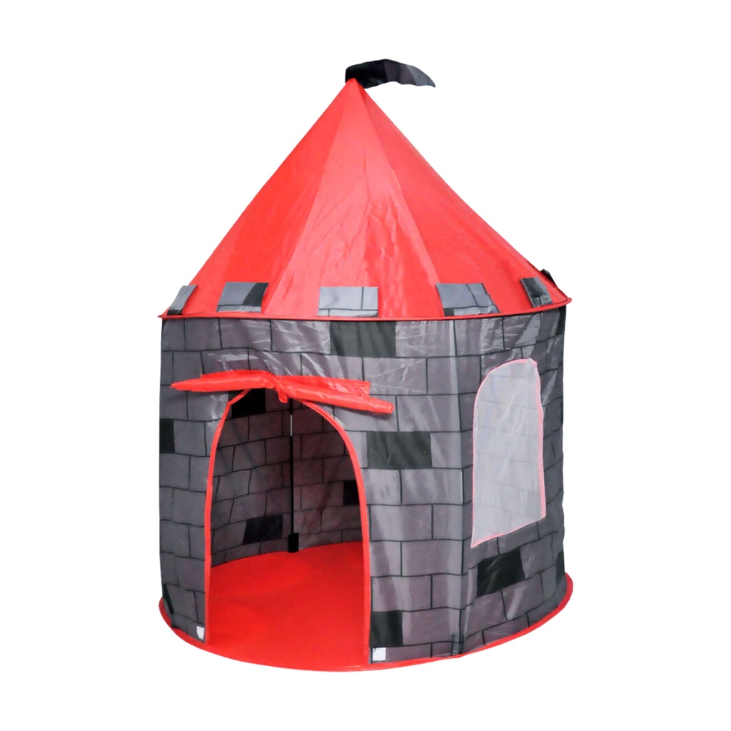 Barraca Infantil Tenda Castelo Torre Fácil de Montar Cabana Acompanha Bolsa de Transporte