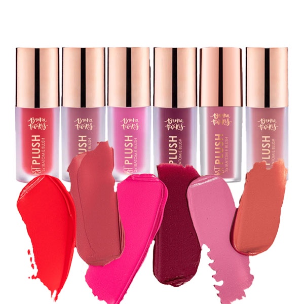 Batom e Blush 2 em 1 Bruna Tavares Bt Plush
