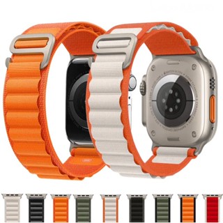 Pulseira Alpina Premium para SmartWatch Compatível i Watch 49mm Ultra 45mm 44mm 42mm 41mm 40mm 38mm Nylon Alpinista