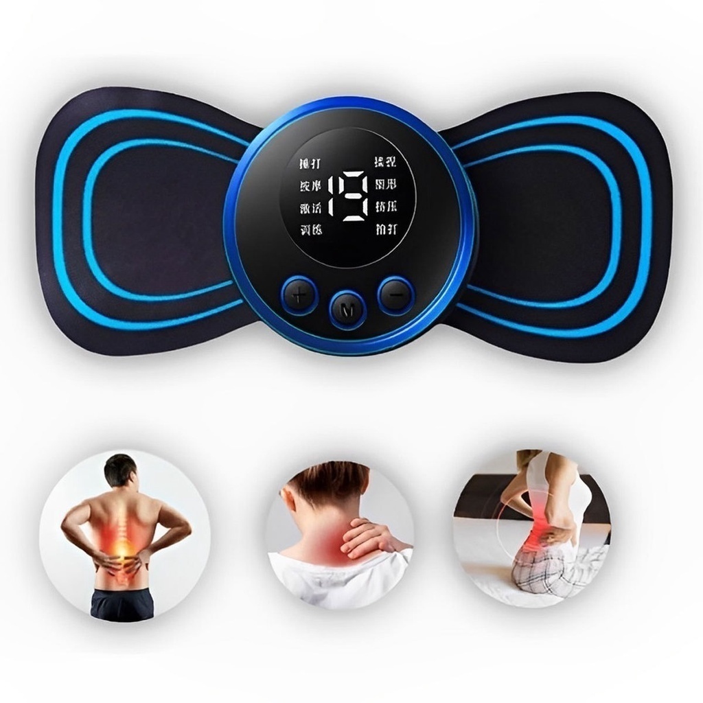 Massageador Elétrico por Impulso Cervical, Lombar e Corpo