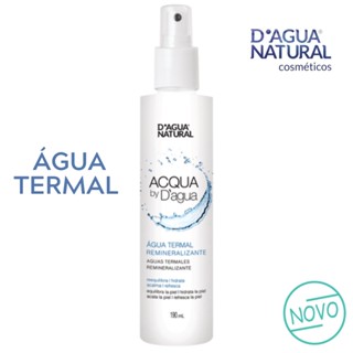 Água Termal Acqua By Água Termal Remineralizante Para Pele Sensivel D’agua Natural 190ML