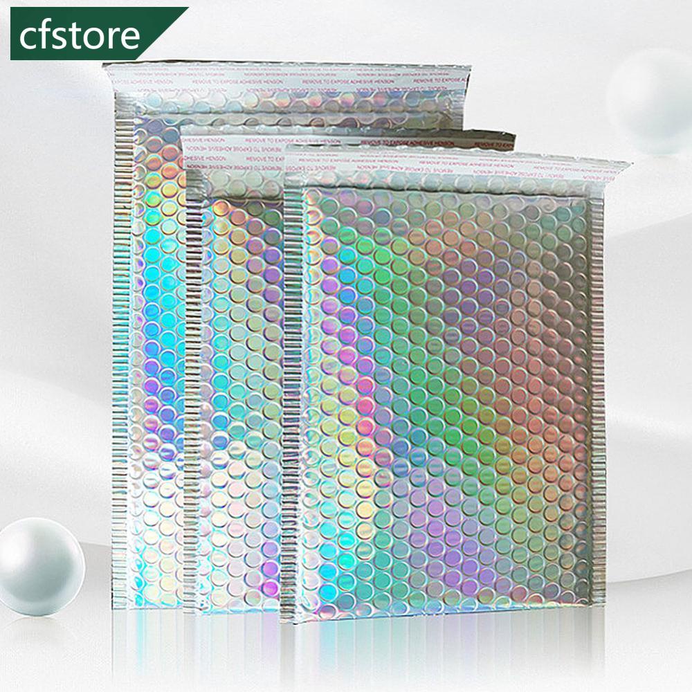 10Pcs/Lot Bubble Mailers Envelope Laser Auto-Selante Sacos De Embalagem Postal Livro De Bolhas Proteção Anti-Queda B6K3