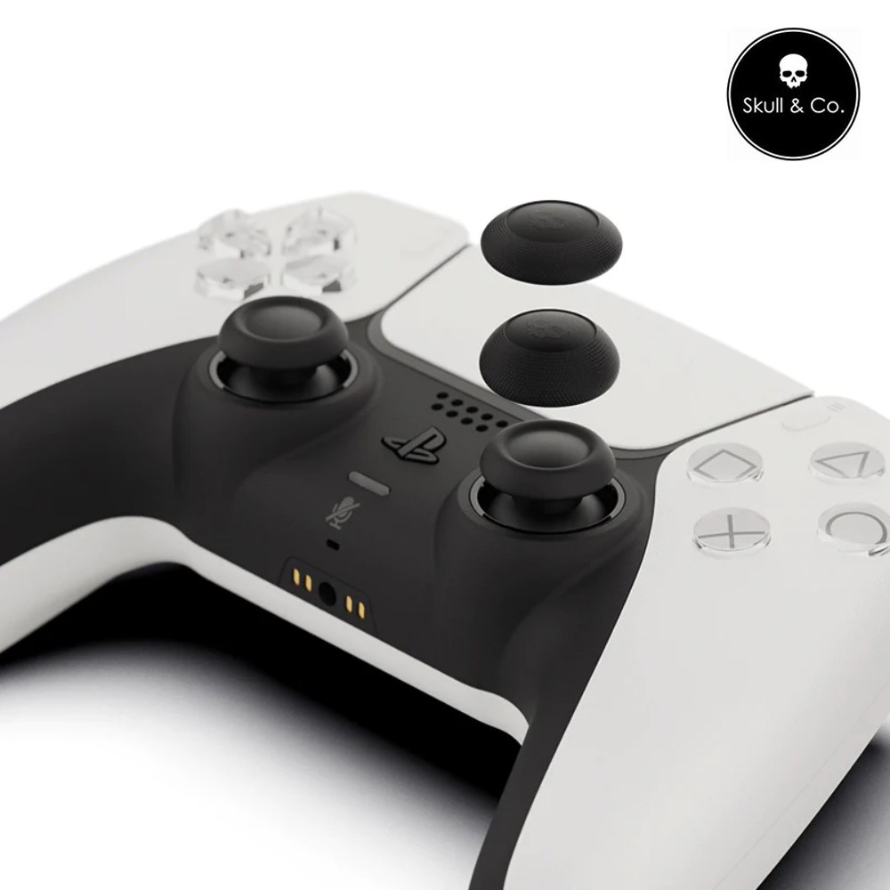 Skull & Co . Conjunto De Aderência Para O Polegar Convexo Tampa Do Joystick PS4 PS5 Nintendo Switch Pro Controller