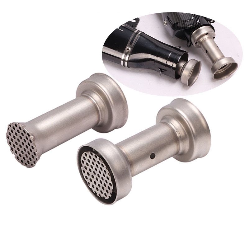 Defletor De Escape Universal Para Motocicleta De 51 Mm Silenciador De Tubo De Entrada De 2 Polegadas