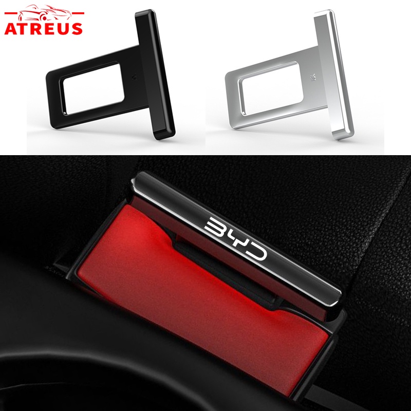1/2Pçs Para BYD Fivela De Cinto De Segurança De Carro Assento Cinto De Segurança Fivela Para BYD Atto 3 Yuan plus Seal Han EV Dolphin em Oferta na Shopee