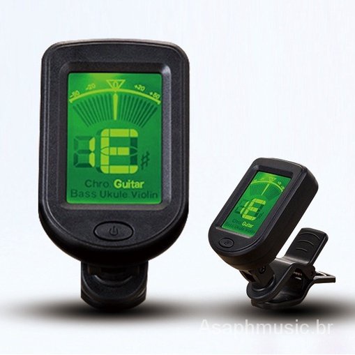 Tuner Eletrónico para Guitarra | Guitarra | Baixo-Acessório Adequado para Instrumentos Musicais de Cordas | Contrabaixo | Cavaquinho Sleep | Bandolim | Banjoo