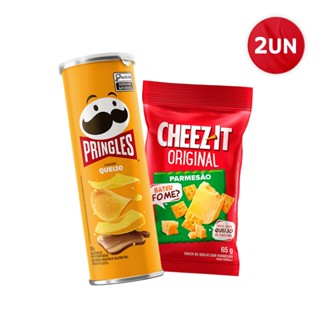 Combo Pringles Queijo 109G E Cheez It Parmesão 65G