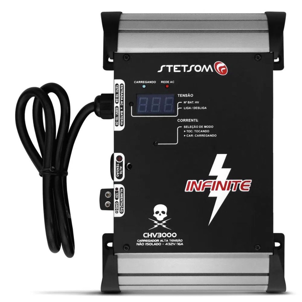Fonte Carregador Stetsom Chv3000 16a Bivolt Alta Voltagem