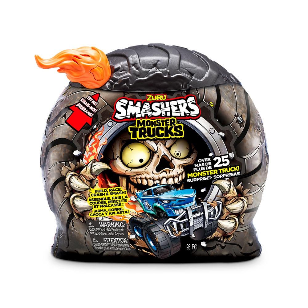 Smashers Monster Truck Laranja Série 1 - Fun Divirta-se - Hobbies & Collections