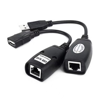 Cabo Usb Adaptador Extensor Rj45 Via Cabo De Rede