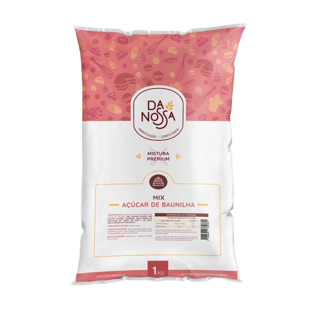 Açucar Baunilha 1kg - Da Nossa Açucar Baunilha 1kg - Da Nossa