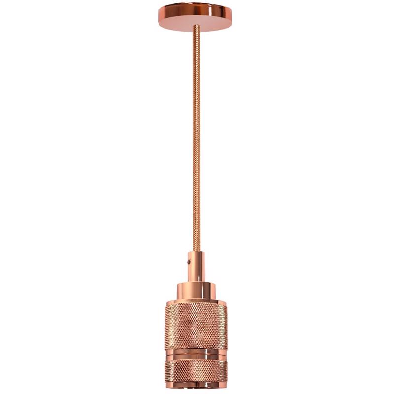 Pendente Luminária Soquete Retro Vintage Rose Lavabo Sala Cabeceira