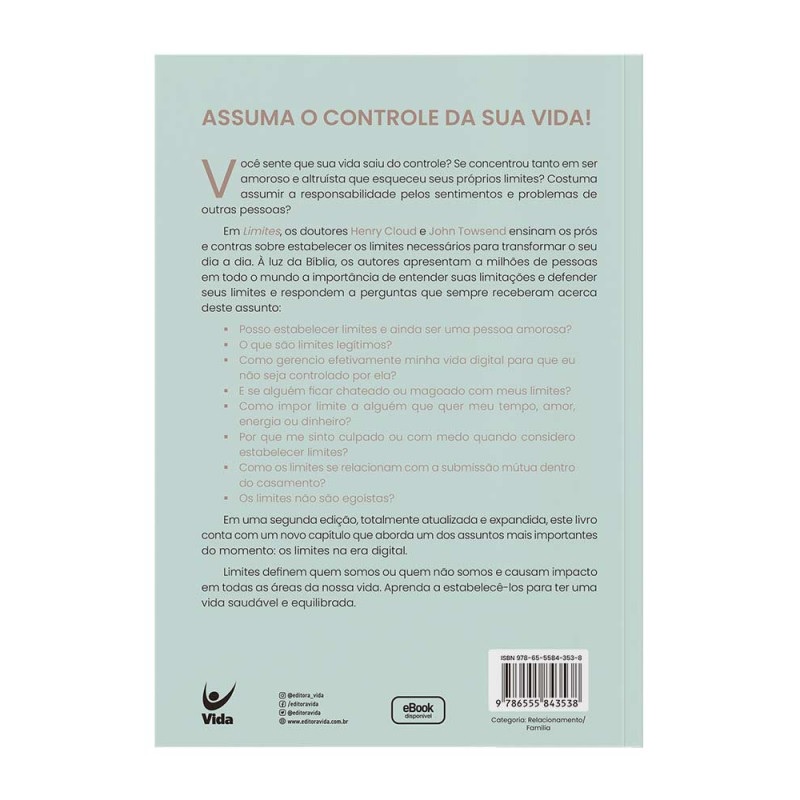 Livro Limites | Quando dizer sim Quando dizer não | Henry Cloud · foto 2