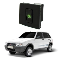 Botão Interruptor Vidro Elétrico Simples Uno Mille/Fiorino