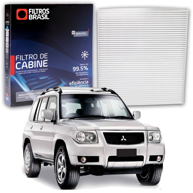 Filtro da Cabine Ar Condicionado pra para Mitsubishi Pajero TR4 GLS 2.0 16V 2003 - 2007 em Oferta na Shopee