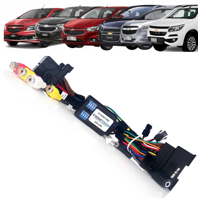 Interface Desbloqueio de Vídeo Faaftech - Cobalt Onix Prisma - Spare Parts and Accessories for Vehicles