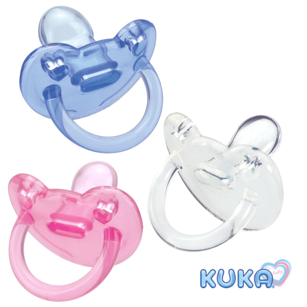 Chupeta Kuka 100% Silicone Ortodôntica para bebê 0-6 meses com Alça Chupeta Kuka 100% Silicone Ortodôntica para bebê 0-6 meses com Alça