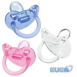 Chupeta Kuka 100% Silicone Ortodôntica para bebê 0-6 meses com Alça