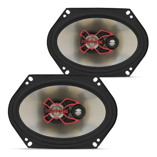 Par de Alto Falantes Bravox B3x57x 5 Polegadas 100w 50wrms em Oferta na Shopee