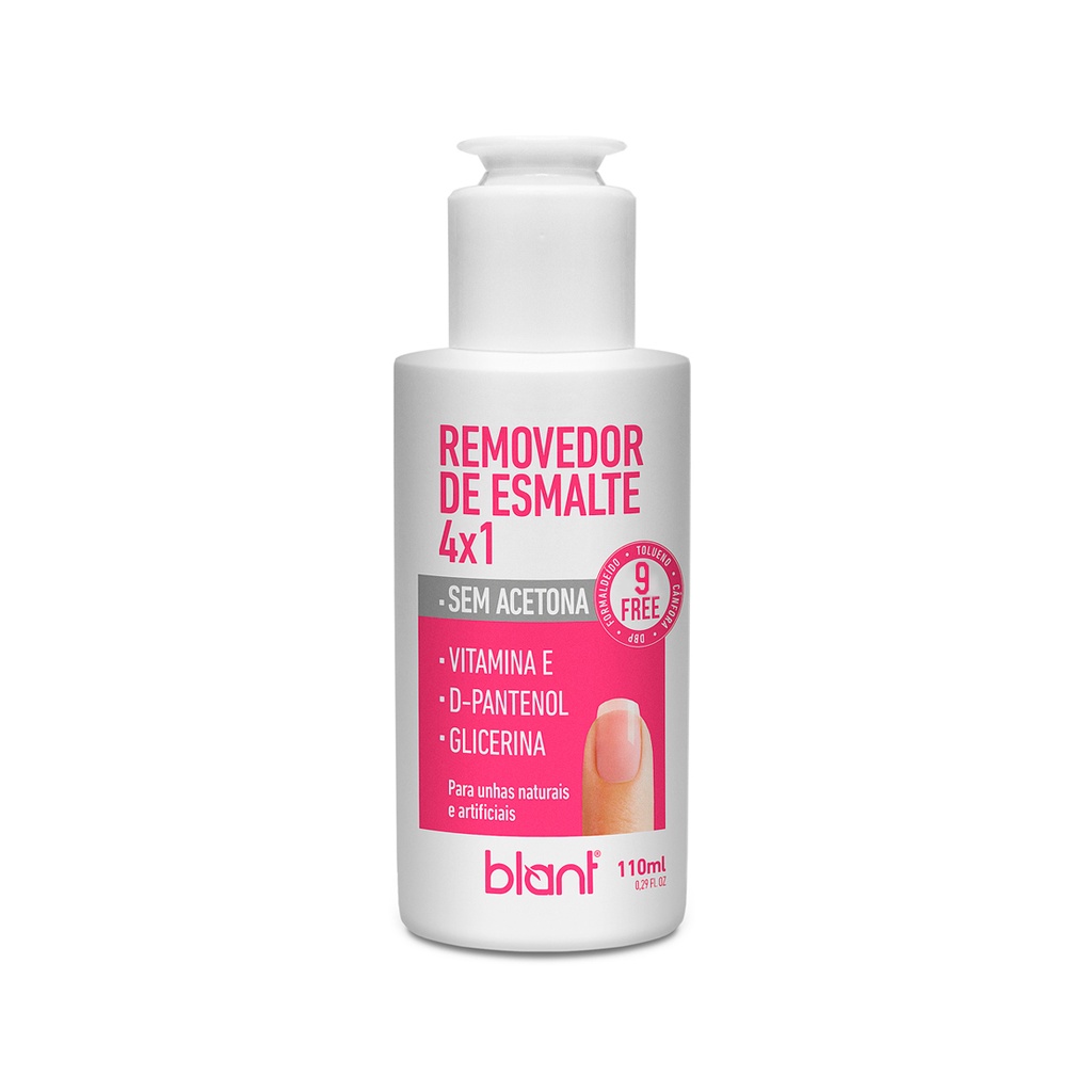 Blant Removedor De Esmalte 4X1 Sem Acetona 110ml