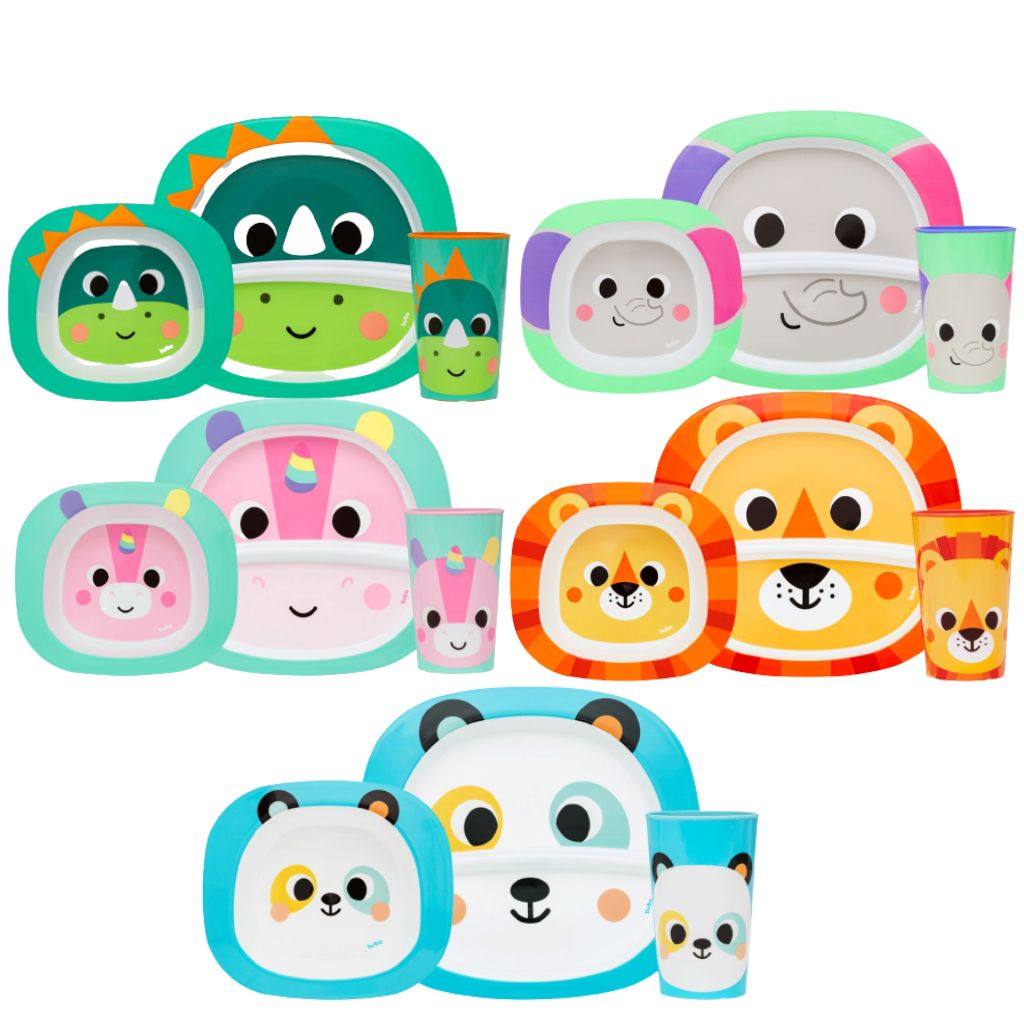 Kit Alimentação Infantil Pratinho Tigela Bowl E Copo Bubazoo Buba em Oferta na Shopee