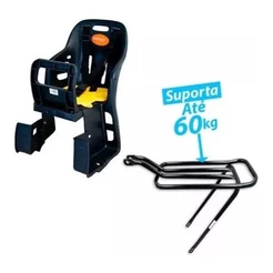 Cadeirinha Infantil Para Bicicleta Bike Traseira +bagageiro