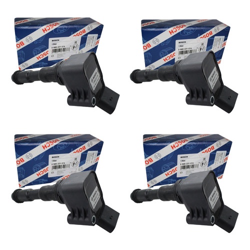 04 Bobina De Ignição Gol G6 G7 1.0 1.6 Msi Original Bosch