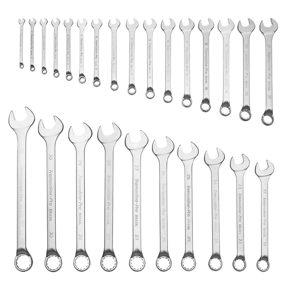 Jogo de Chaves Combinadas 26 Peças Tramontina PRO em Oferta na Shopee