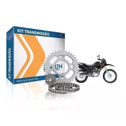 Kit Relação Transmissão Corrente Coroa Pinhão Bros 150 08