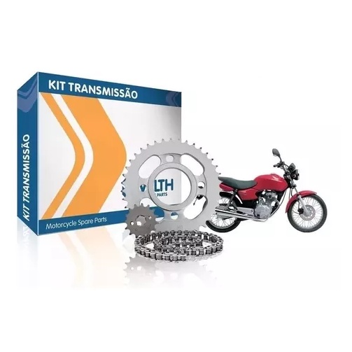 Kit Relação Transmissão Corrente Coroa Pinhão Fan 125 09