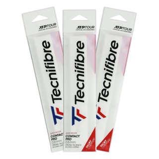 Overgrip TecniFibre Pro Contact 0.6mm Branco - Pack com 03 Unidades